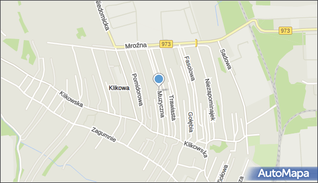 Tarnów, Muzyczna, mapa Tarnów