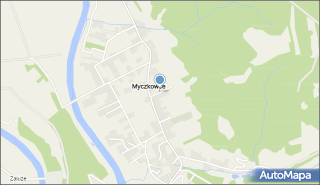 Myczkowce, Myczkowce, mapa Myczkowce