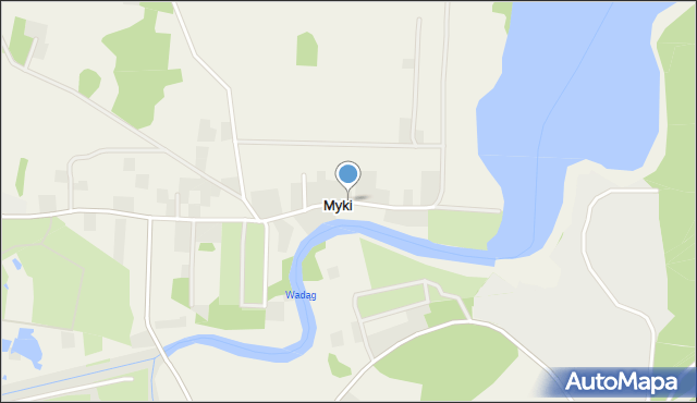 Myki, Myki, mapa Myki