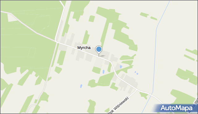 Myrcha, Myrcha, mapa Myrcha