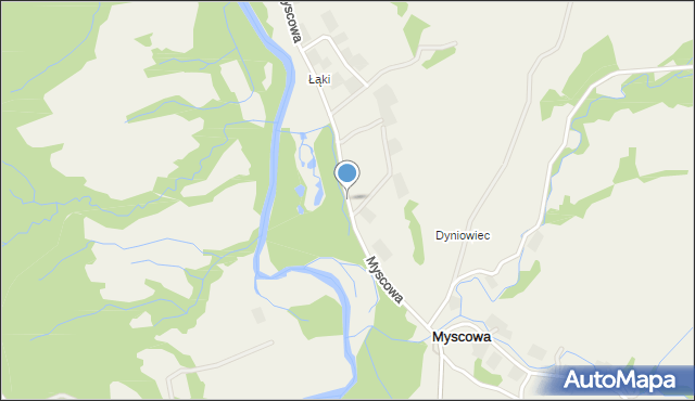 Myscowa, Myscowa, mapa Myscowa
