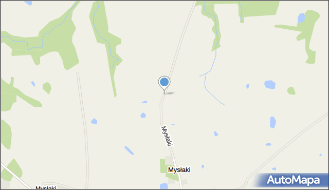 Mysłaki, Mysłaki, mapa Mysłaki