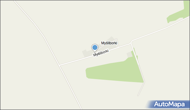 Myśliborki, Myśliborki, mapa Myśliborki