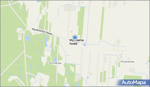 Mysłownia Nowa, Mysłownia Nowa, mapa Mysłownia Nowa