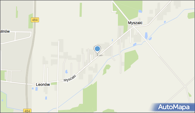 Myszaki, Myszaki, mapa Myszaki