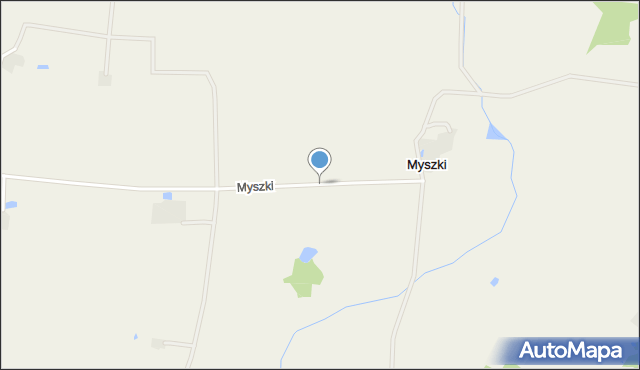 Myszki gmina Mochowo, Myszki, mapa Myszki gmina Mochowo