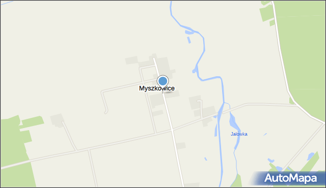 Myszkowice gmina Platerów, Myszkowice, mapa Myszkowice gmina Platerów