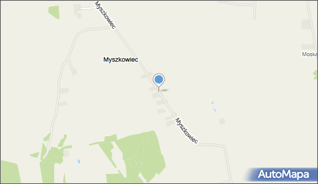 Myszkowiec, Myszkowiec, mapa Myszkowiec