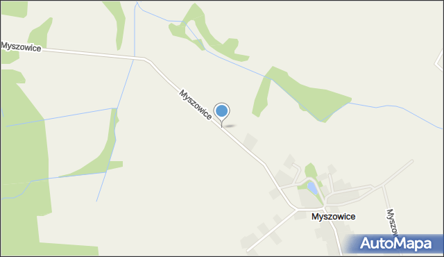 Myszowice, Myszowice, mapa Myszowice