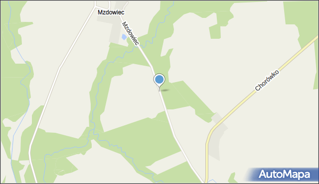 Mzdowiec, Mzdowiec, mapa Mzdowiec