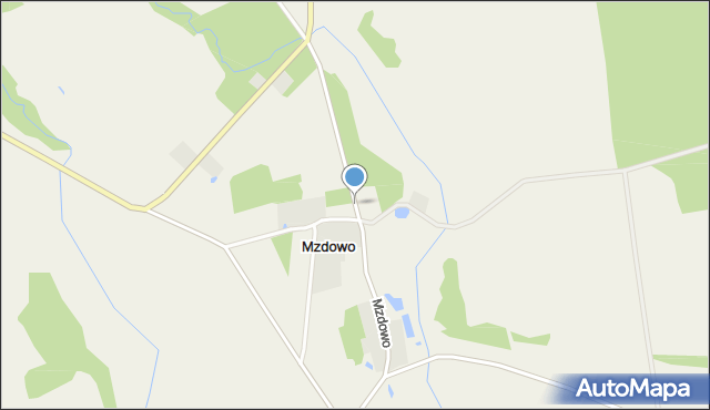Mzdowo, Mzdowo, mapa Mzdowo