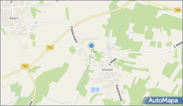 Babice powiat chrzanowski, Na Staw, mapa Babice powiat chrzanowski