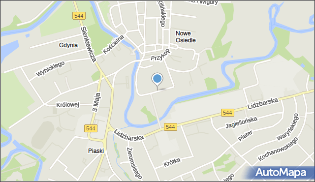 Brodnica, Nad Drwęcą, mapa Brodnica