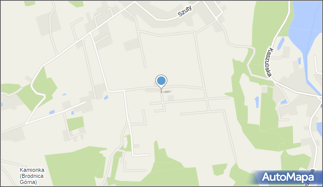 Brodnica Górna, Na Stoku, mapa Brodnica Górna