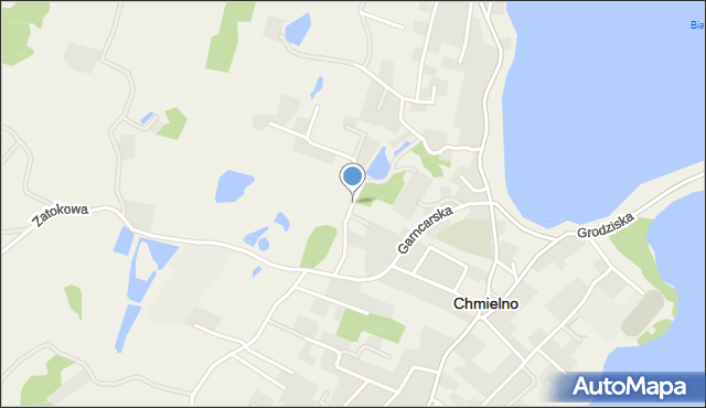 Chmielno powiat kartuski, Nad Stawem, mapa Chmielno powiat kartuski