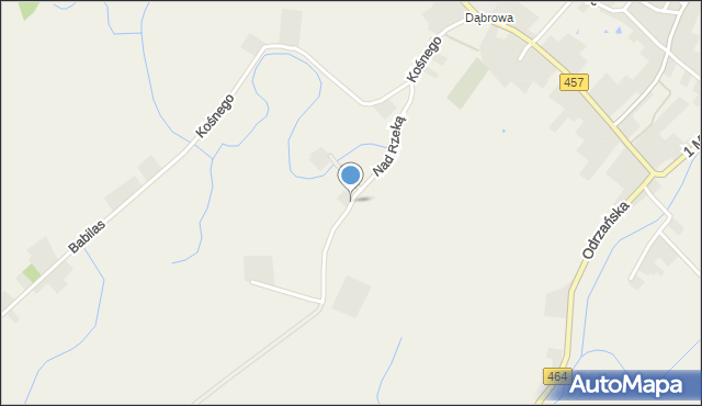 Chróścice, Nad Rzeką, mapa Chróścice