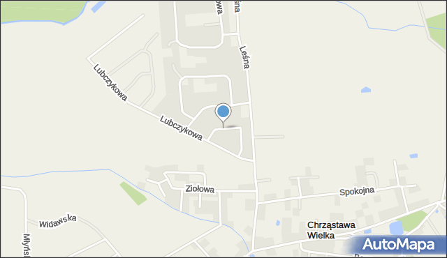 Chrząstawa Wielka, Nawłociowa, mapa Chrząstawa Wielka