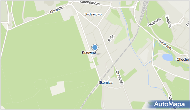 Goleniów, Nałkowskiej Zofii, mapa Goleniów