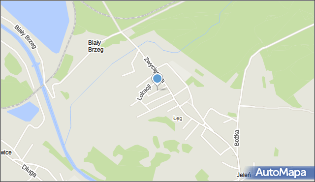 Jaworzno, Na Grobli, mapa Jaworzno