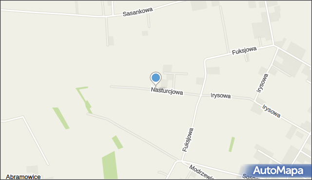 Kalinówka gmina Głusk, Nasturcjowa, mapa Kalinówka gmina Głusk