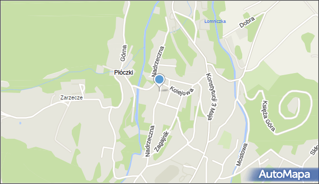 Karpacz, Nadrzeczna, mapa Karpacz