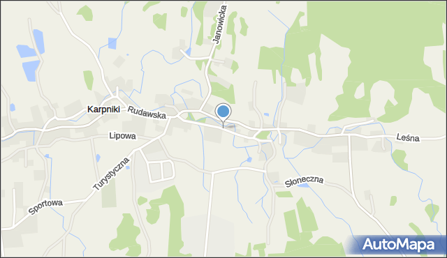 Karpniki gmina Mysłakowice, Nadbrzeżna, mapa Karpniki gmina Mysłakowice