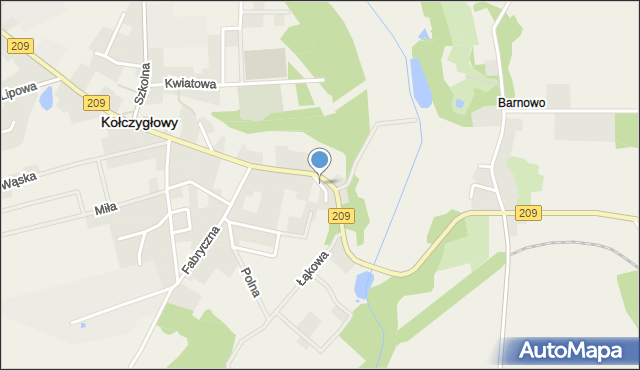 Kołczygłowy, Na Skarpie, mapa Kołczygłowy