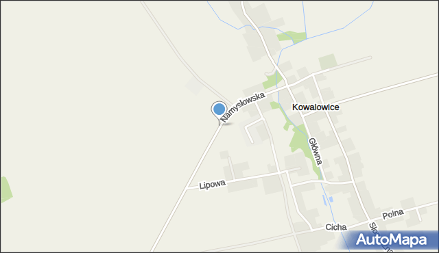 Kowalowice, Namysłowska, mapa Kowalowice