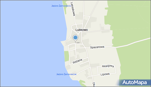 Lubkowo gmina Krokowa, Nad Jeziorem, mapa Lubkowo gmina Krokowa