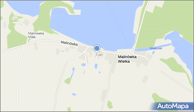 Malinówka Wielka, Nasza, mapa Malinówka Wielka