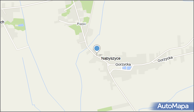 Nabyszyce, Nabyszyce, mapa Nabyszyce