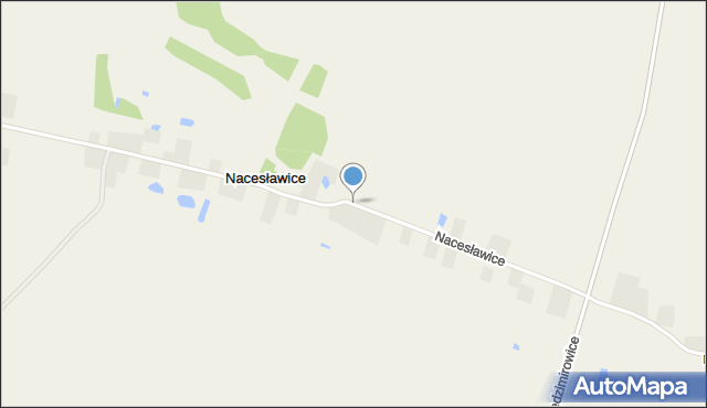 Nacesławice, Nacesławice, mapa Nacesławice