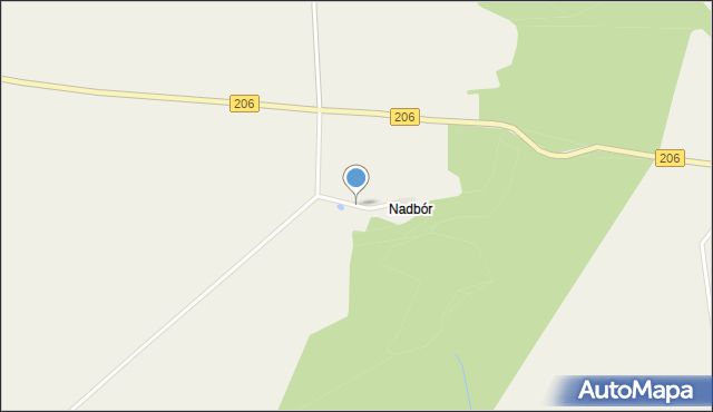 Nadbór, Nadbór, mapa Nadbór
