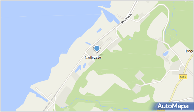 Nadbrzeże gmina Tolkmicko, Nadbrzeże, mapa Nadbrzeże gmina Tolkmicko