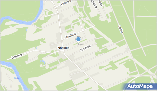 Nadkole, Nadkole, mapa Nadkole