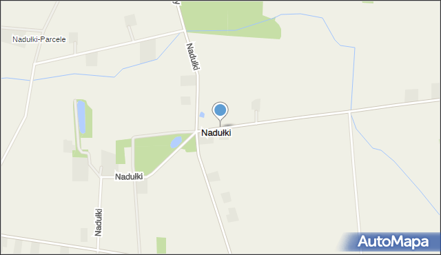 Nadułki, Nadułki, mapa Nadułki