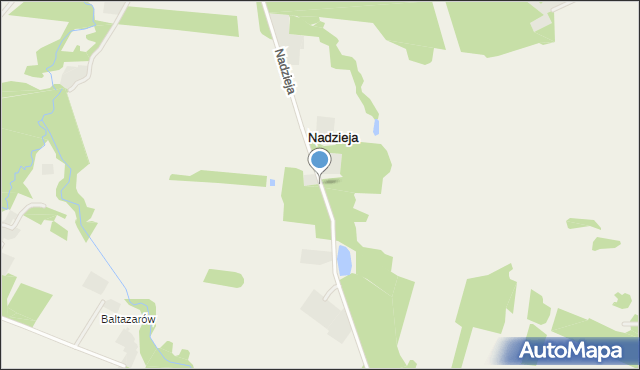 Nadzieja gmina Wierzbno, Nadzieja, mapa Nadzieja gmina Wierzbno