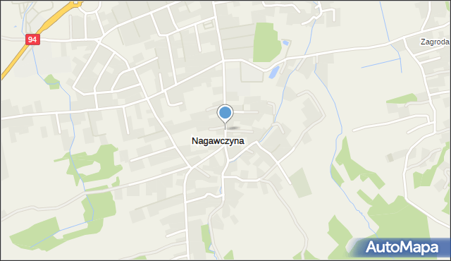 Nagawczyna, Nagawczyna, mapa Nagawczyna