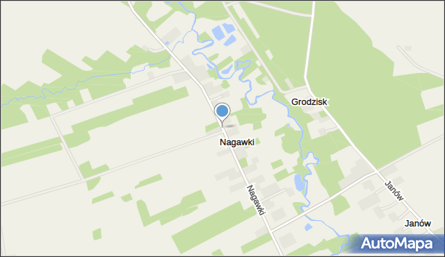 Nagawki, Nagawki, mapa Nagawki