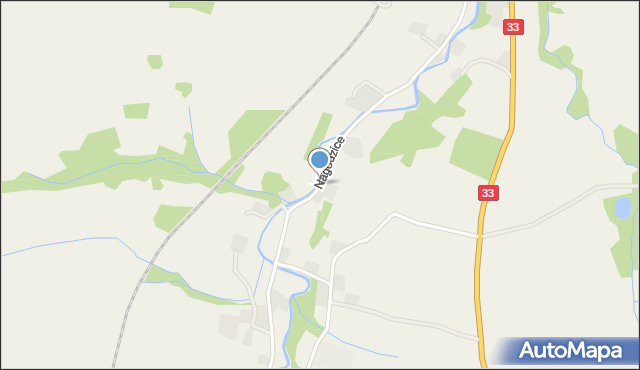 Nagodzice, Nagodzice, mapa Nagodzice