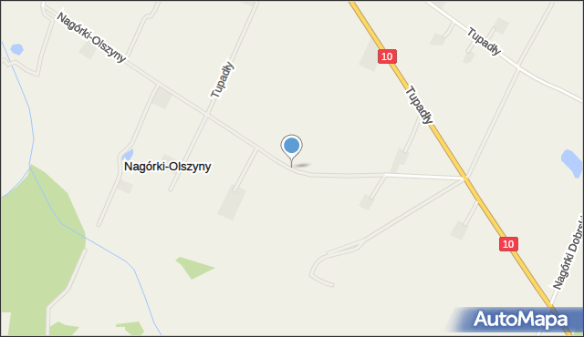 Nagórki-Olszyny, Nagórki-Olszyny, mapa Nagórki-Olszyny