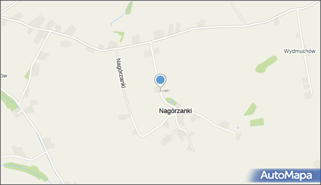 Nagórzanki, Nagórzanki, mapa Nagórzanki