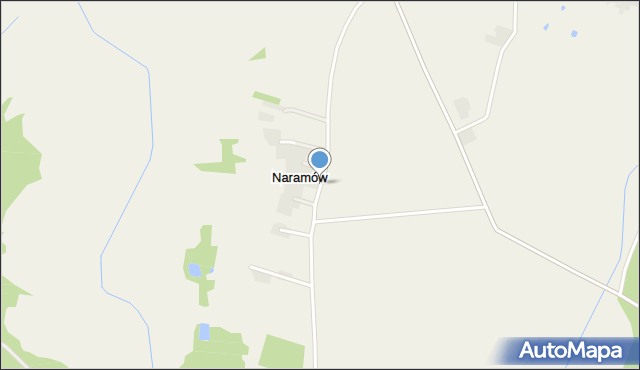 Naramów, Naramów, mapa Naramów