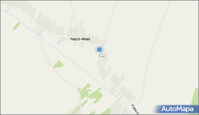 Narol-Wieś, Narol-Wieś, mapa Narol-Wieś