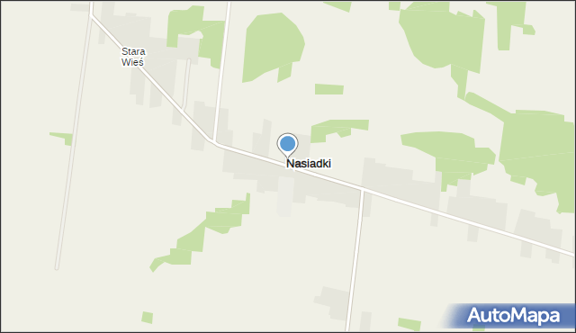 Nasiadki, Nasiadki, mapa Nasiadki