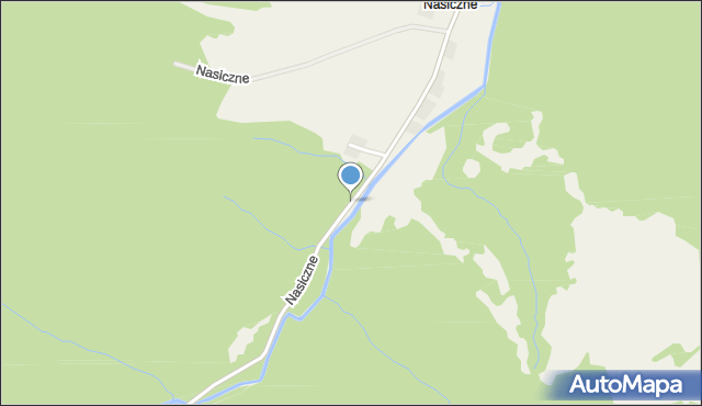 Nasiczne, Nasiczne, mapa Nasiczne