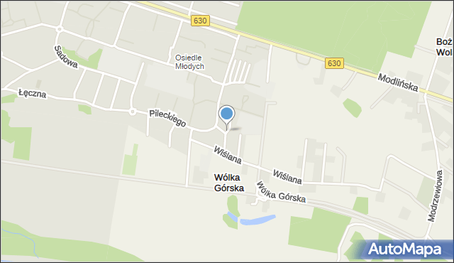 Nowy Dwór Mazowiecki, Na Skraju, mapa Nowy Dwór Mazowiecki