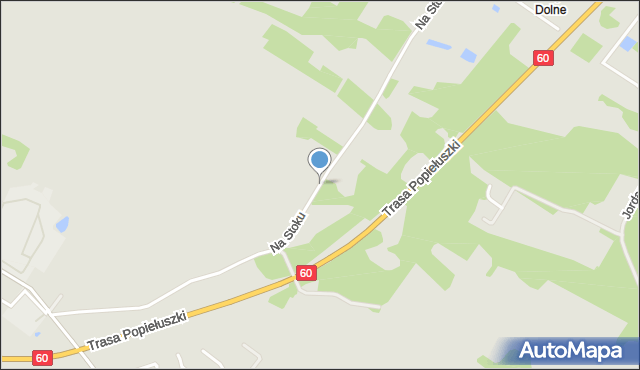 Płock, Na Stoku, mapa Płock