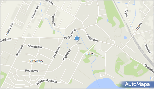 Poznań, Nawigacyjna, mapa Poznania