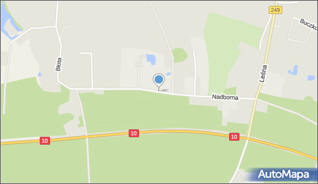 Solec Kujawski, Nadborna, mapa Solec Kujawski